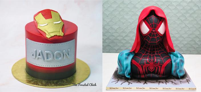 superhero cakes